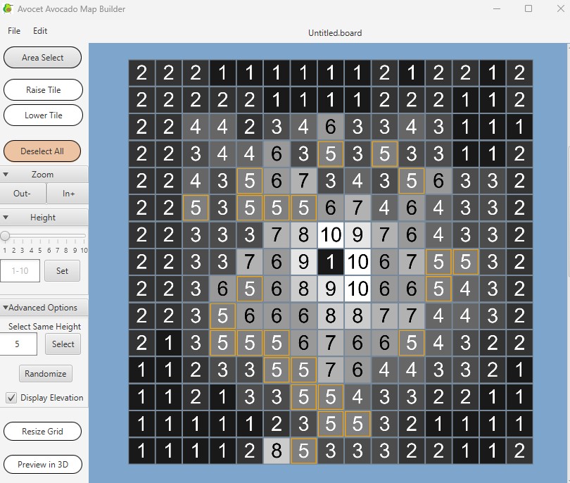 Image of final main editor screen of the CAD map application.